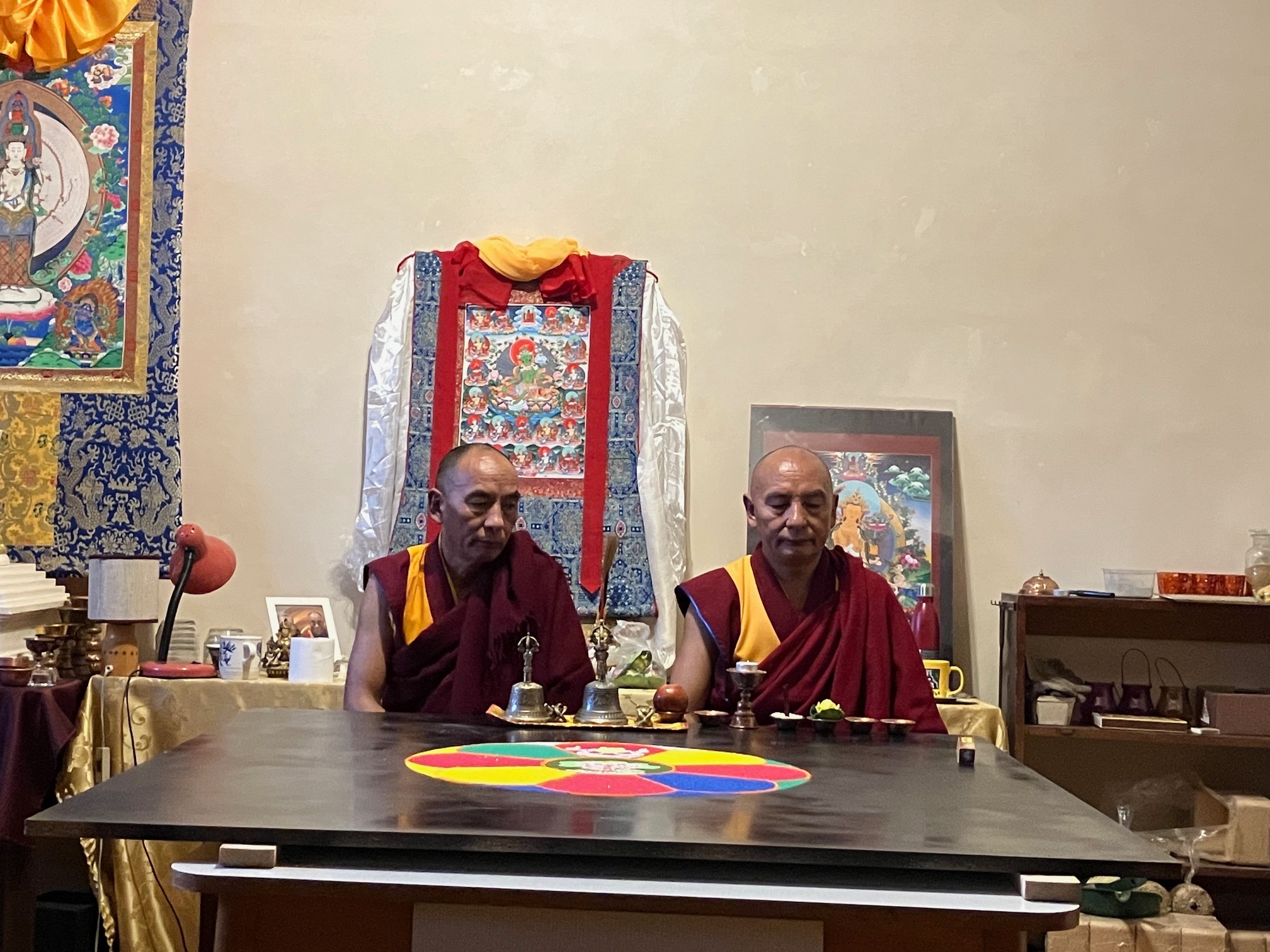 Návštěva tibetských mnichů v Himálajském centru